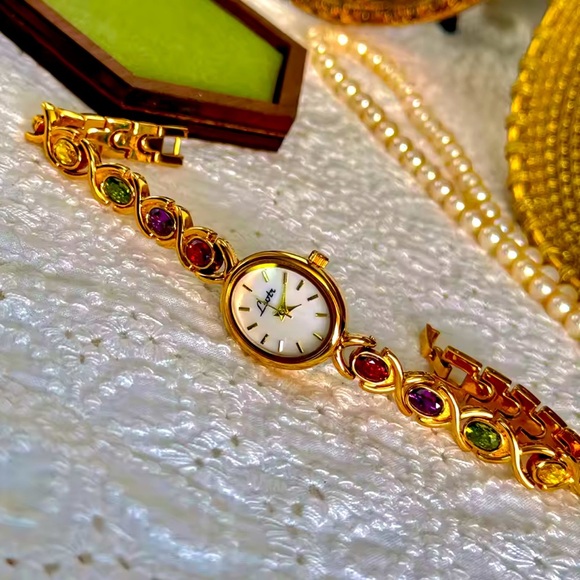 Rainbow Gem Watch β Luxe Boho Charm women jewelry - Picture 5 of 14